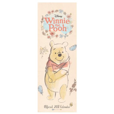 Winnie the Pooh Official 2018 Sketch Slim Calendar £3.99
